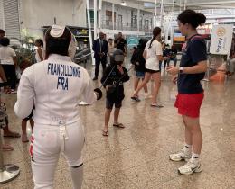 L’équipe de France féminine d’escrime en Guyane : entre préparation et partage