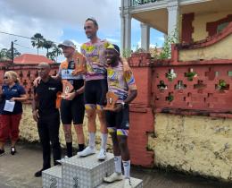 Benjamin Bousquet sacré champion de Guyane, le Vélo Club du Maroni conserve son titre