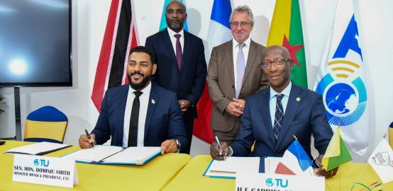 La Guyane signe son adhésion à la Caribbean Telecommunications Union