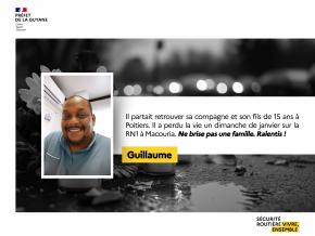 Campagne de lutte contre la délinquance routière : les visages des victimes de la route affichés