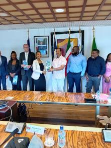 Coopération transfrontalière : le ministre des Travaux publics du Suriname en visite en Guyane